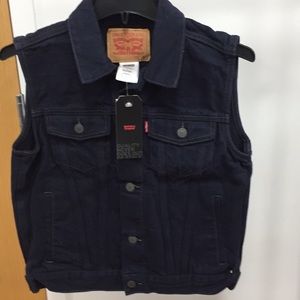 Levi’s Navy blue denim vest